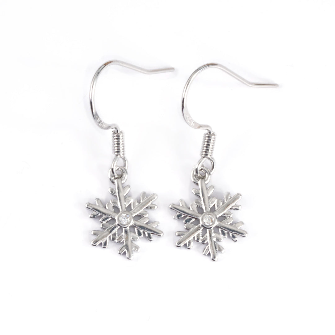 Snowflakes Drop Earrings