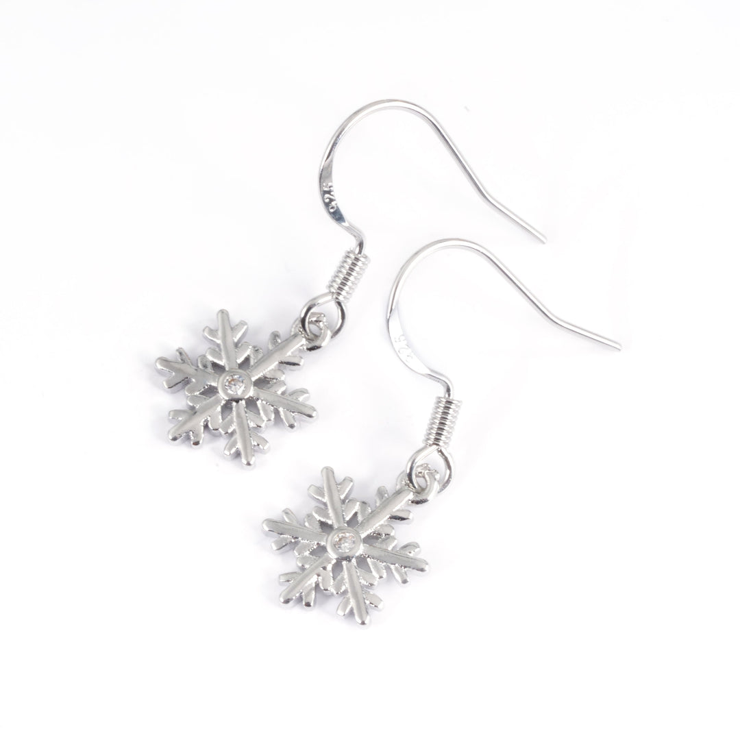 Snowflakes Drop Earrings