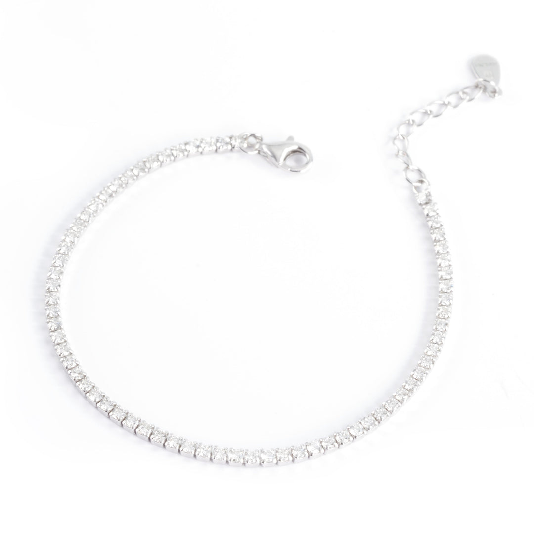 Adjustable Dainty Tennis Bracelet